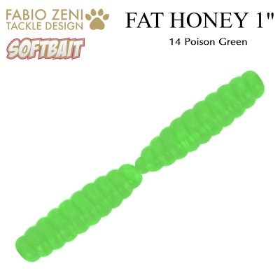 Softbait Fabio Zeni Fat Honey 14 Poison Green