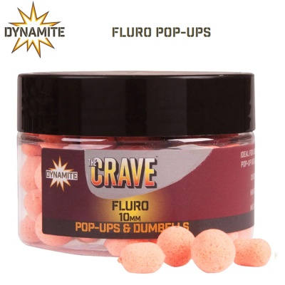 Плуващи топчета Dynamite Baits The Crave Fluro Pop-Ups 10mm