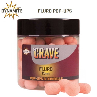 Плуващи топчета Dynamite Baits The Crave Fluro Pop-Ups 15mm