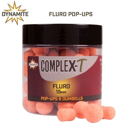 Плуващи топчета Dynamite Baits CompleX-T Fluro Pop-Ups 15mm