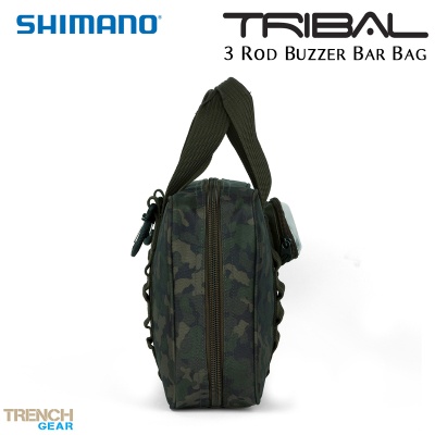 Чанта за 3 бъз барa, колчета и приемник Shimano Tribal Trench Gear 3 Rod Buzzer Bar Bag | SHTTG15