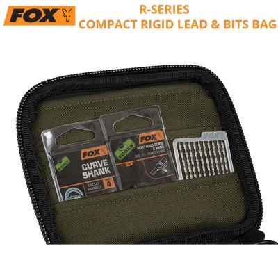 Риболовен несесер за тежести и аксесоари Fox R-Series Compact Rigid Lead & Bits Bag | CLU440