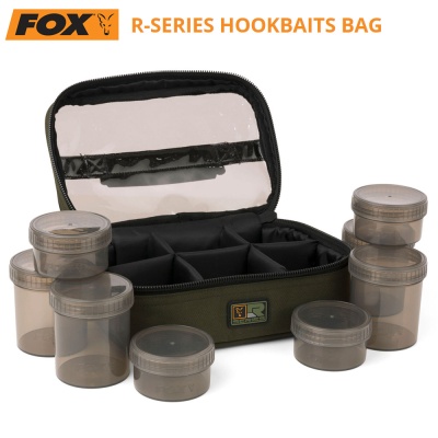 Fox R-Series Hookbaits Bag | Чанта с кутии за стръв