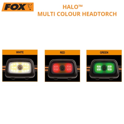 Fox Halo Multi Colour Headtorch | CEI169
