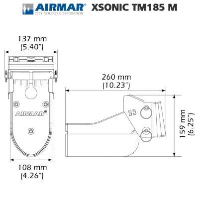 Airmar TM185M transducer + Mix & Match Cable