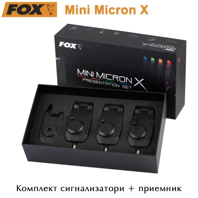 3+1 Fox Mini Micron X | CEI198 | Комплект сигнализатори