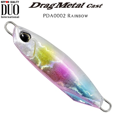 Duo Drag Metal Cast Jig | PDA0002 Rainbow