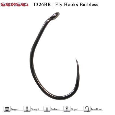 Sensei F1326BR | Fly Hook Barbless | AkvaSport.com