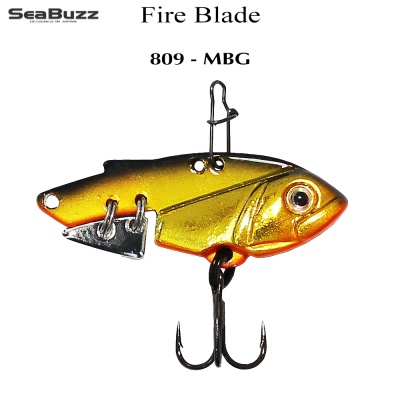 809 - MBG Casting Lure | Sea Buzz Fire Blade | AkvaSport.com
