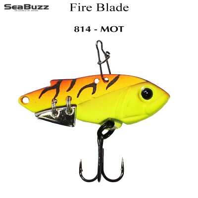 814 - MOT Casting Lure | Sea Buzz Fire Blade | AkvaSport.com