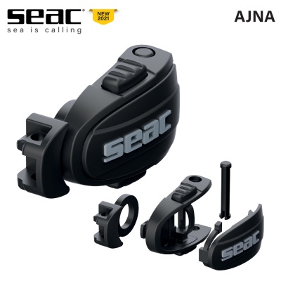 Seac Ajna Black Diving Mask | New buckle 2021
