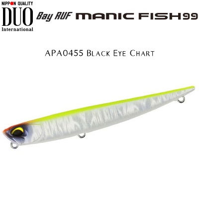 DUO Bay Ruf Manic Fish 99 | APA0455 Black Eye Chart