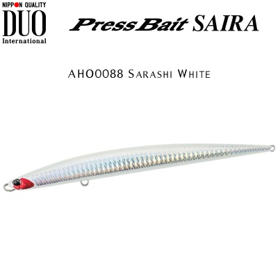 DUO Press Bait Saira 175 | AHO0088 Sarashi White