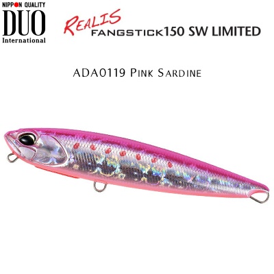 DUO Realis Fang Stick 150 SW Limited | ADA0119 Pink Sardine