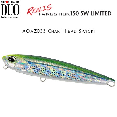DUO Realis Fang Stick 150 SW Limited | AQAZ033 Chart Head Sayori