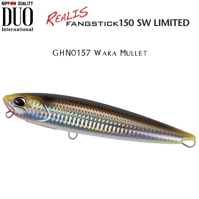 DUO Realis Fang Stick 150 SW Limited | GHN0157 Waka Mullet