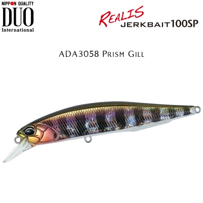 DUO Realis Jerkbait 100SP | ADA3058 Prism Gill
