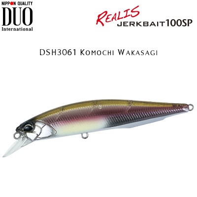 DUO Realis Jerkbait 100SP | DSH3061 Komochi Wakasagi