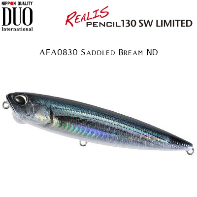 DUO Realis Pencil 130 SW Limited | AFA0830 Saddled Bream ND