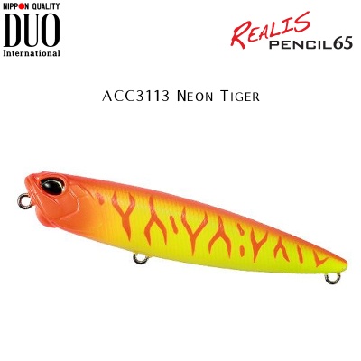 DUO Realis Pencil 65 | ACC3113 Neon Tiger