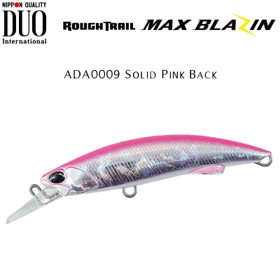 DUO Rough Trail MAX Blazin 92 | ADA0009 Solid Pink Back