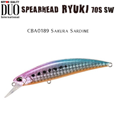 DUO Spearhead Ryuki 70S SW Limited | CBA0189 Sakura Sardine