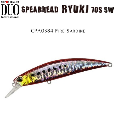 DUO Spearhead Ryuki 70S SW Limited | CPA0384 Fire Sardine