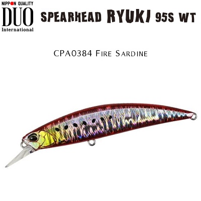 DUO Spearhead Ryuki 95S WT SW Limited | CPA0384 Fire Sardine