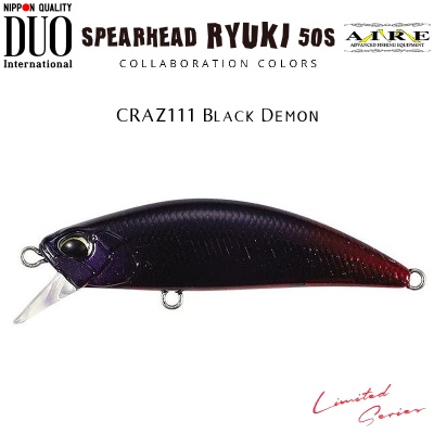 DUO Spearhead Ryuki 50S M-Aire | CRAZ111 Black Demon