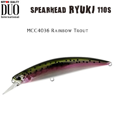 DUO Spearhead Ryuki 110S | MCC4036 Rainbow Trout