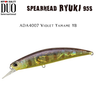 DUO Spearhead Ryuki 95S | ADA4007 Violet Yamame YB