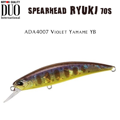 DUO Spearhead Ryuki 70S | ADA4007 Violet Yamame YB