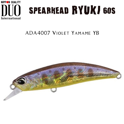 DUO Spearhead Ryuki 60S | ADA4007 Violet Yamame YB