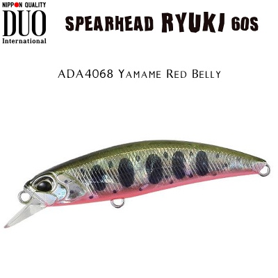 DUO Spearhead Ryuki 60S | ADA4068 Yamame Red Belly