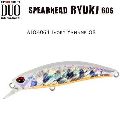DUO Spearhead Ryuki 60S | AJO4064 Ivory Yamame OB