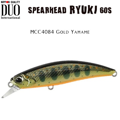 DUO Spearhead Ryuki 60S | MCC4084 Gold Yamame