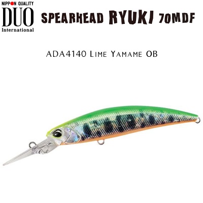 DUO Spearhead Ryuki 70MDF | ADA4140 Lime Yamame OB