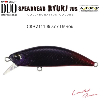 DUO Spearhead Ryuki 70S M-Aire | CRAZ111 Black Demon