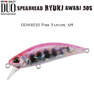 DUO Spearhead Ryuki Awabi 50S | DDH4030 Pink Yamame AM