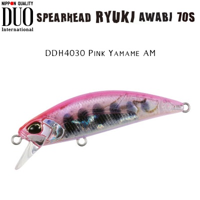 DUO Spearhead Ryuki Awabi 70S | DDH4030 Pink Yamame AM