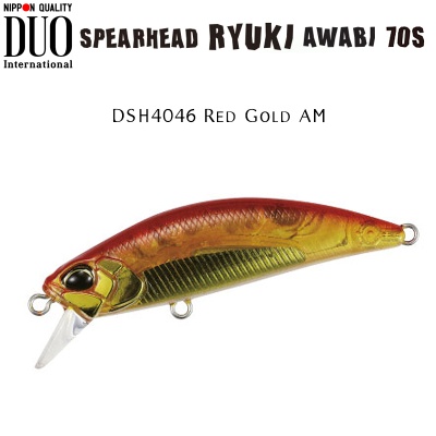 DUO Spearhead Ryuki Awabi 70S | DSH4046 Red Gold AM