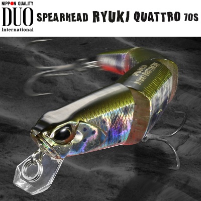 DUO Spearhead Ryuki Quattro 70S | Jointed Swimbait