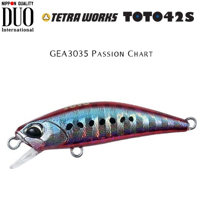 DUO Tetra Works Toto 42S | GEA3035 Passion Chart