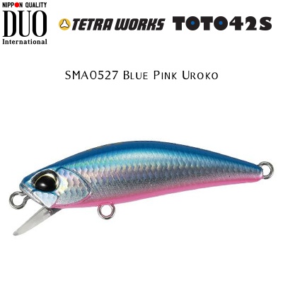 DUO Tetra Works Toto 42S | SMA0527 Blue Pink Uroko