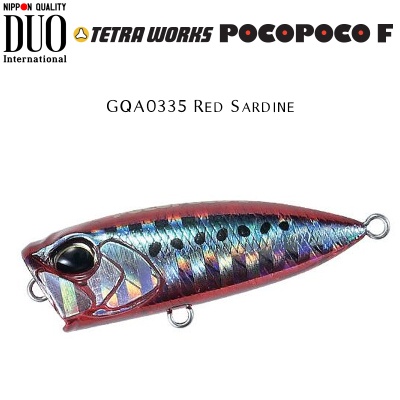 DUO Tetra Works PocoPoco F | GQA0335 Red Sardine