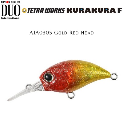 DUO Tetra Works KuraKura F | AJA0305 Gold Red Head