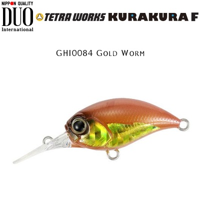 DUO Tetra Works KuraKura F | GHI0084 Gold Worm