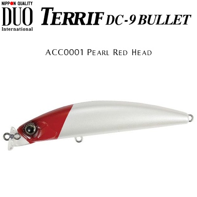 DUO Terrif DC-9 Bullet | ACC0001 Pearl Red Head