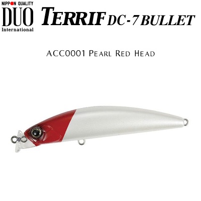 DUO Terrif DC-7 Bullet | ACC0001 Pearl Red Head