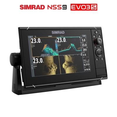 Simrad NSS9 Evo3S | Екран DownScan/SideScan